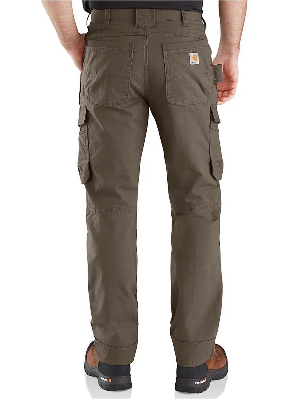 Carhartt Steel Rugged Flex Relaxed Fit Double-Front Cargo Work Pant 34x32 Tarmac - Picture 2 of 10